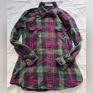 Ochenta plaid button down shirt